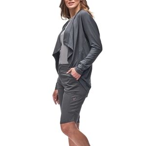 Indyeva Versatile Black NWT Indy Flip Open Cardigan Top